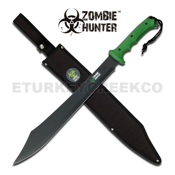 '' Zombie HUNTER '' Full Tang Heavy Duty Machete 25'' Overall
