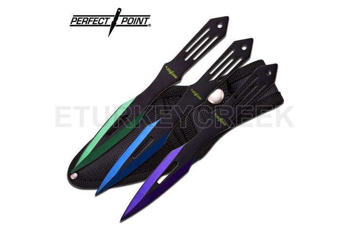 Snake Eye Tactical 3pc Stainless Steel Throwing KNIVES