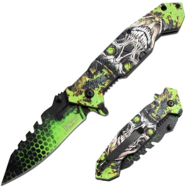 Dark Fantasy Blade Spring Assist Knife Collection