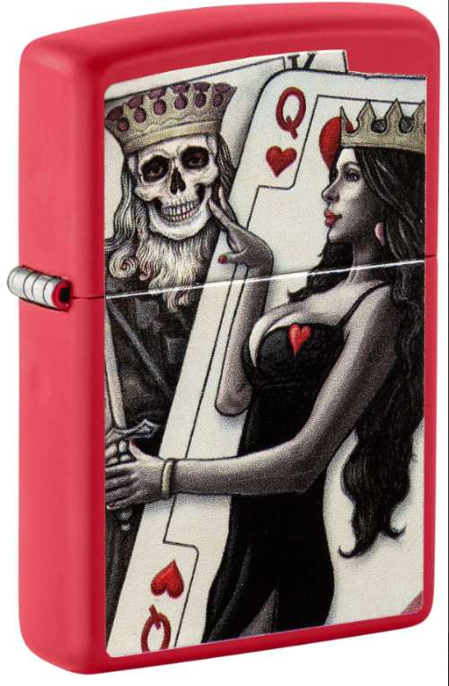 Zippo SKULL King Queen Beauty Lighter