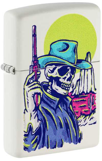 Zippo Wild West Skeleton Design Lighter