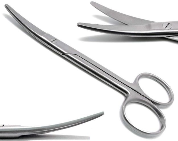 6.5'' Blunt and Sharp Curved First Aid Utility Scissor