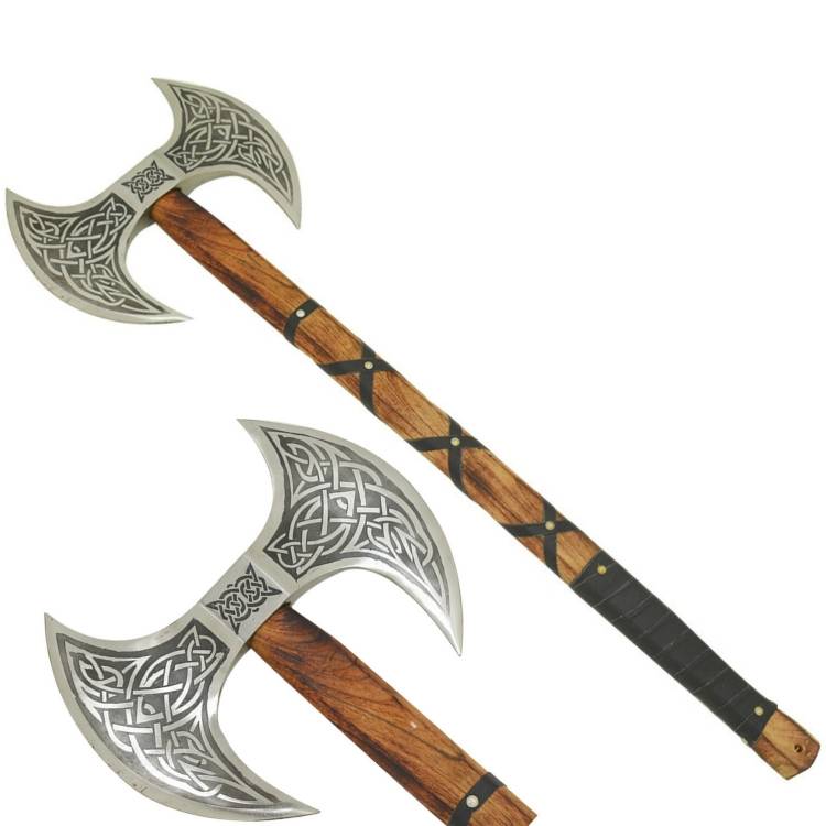 Medieval Warrior Handmade Double Head Viking Axe