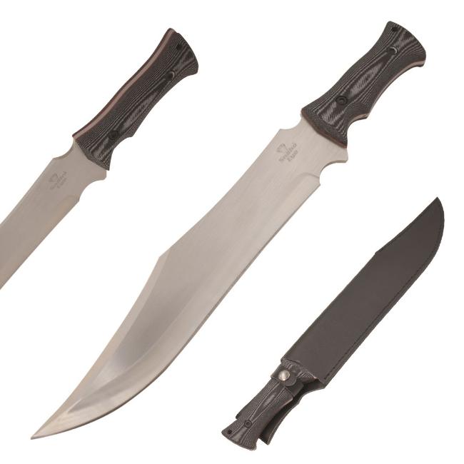 Snake Eye Tactical Micarta Wood HANDLE Fix Blade Hunting Knife