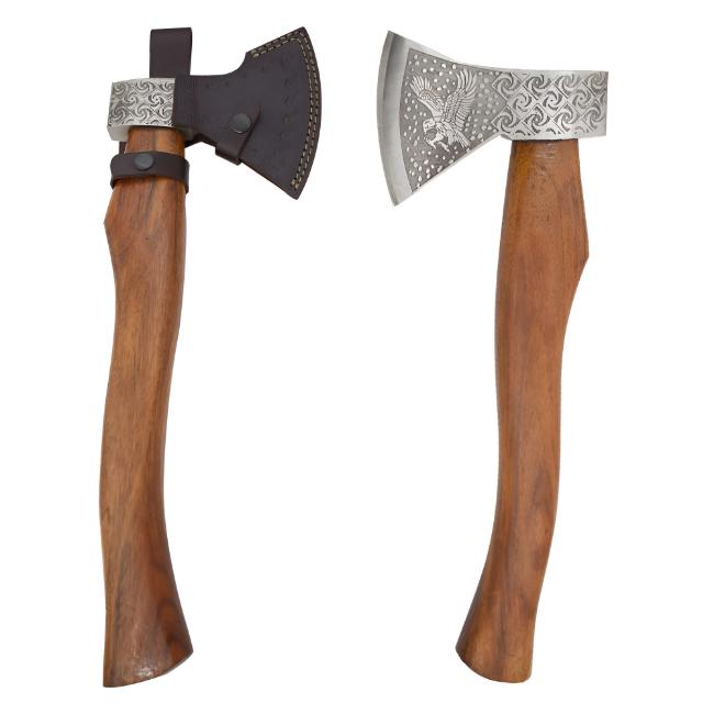 Medieval Warrior Custom Handmade EAGLE Printed Viking Axe