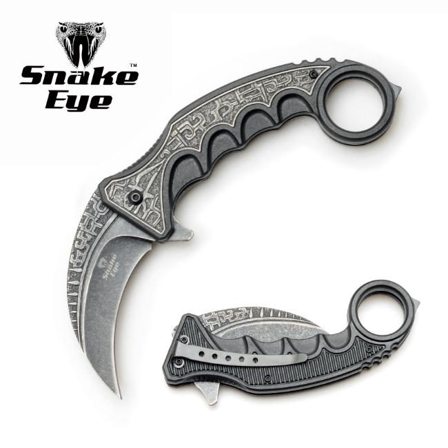 Snake Eye Tactical Spring Assist Karambit Style KNIFE SE-0116-8