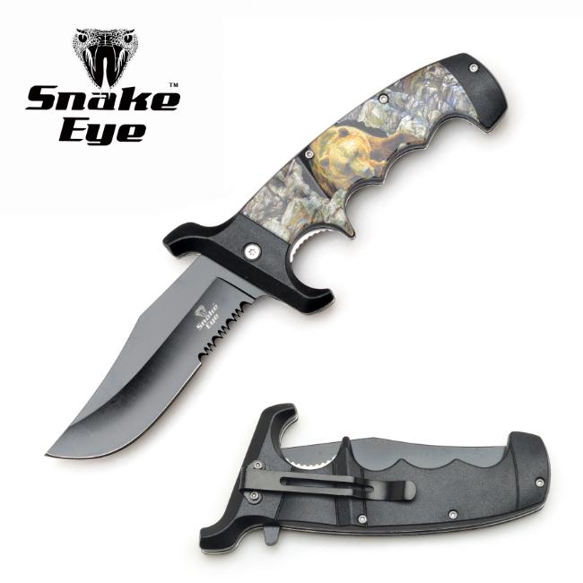 Snake Eye Tactical SE-5251BR Spring Assist KNIFE