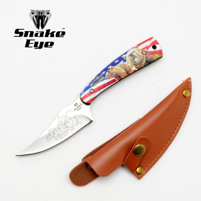 Snake Eye Tactical Fixed Blade SE-2830BR Hunting KNIFE