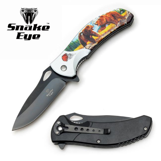 Snake Eye Tactical Bear Spring Assist KNIFE SE-2203-1