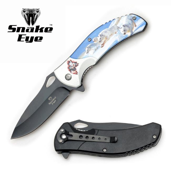 Snake Eye Tactical Wolf Spring Assist KNIFE SE-2203-4