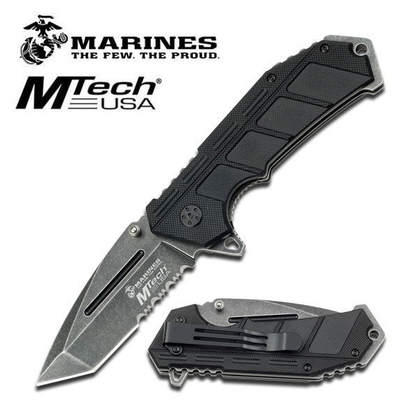 U S Marine Official LICENSED Rescue Tactical Knife 4.75'' Closed