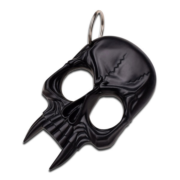 Skull Self Defense Key Chain Black Color