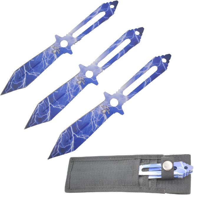 Snake Eye Tactical 3PC Throwing KNIVES Set SE-1968-S3-P7