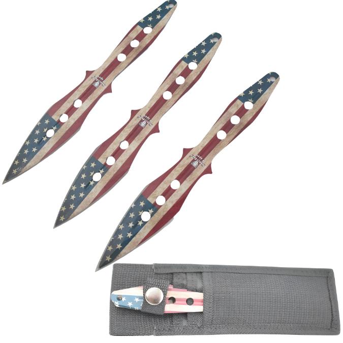 Snake Eye Tactical 3PC Throwing KNIVES Set SE-1967-S3-P6