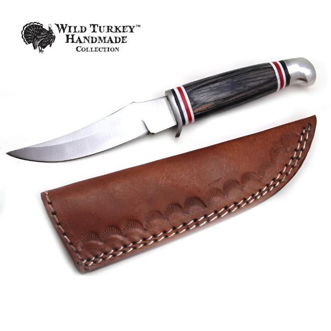 Wild Turkey Handmade  Fixed Blade Skinner Knife KT-1028BKW