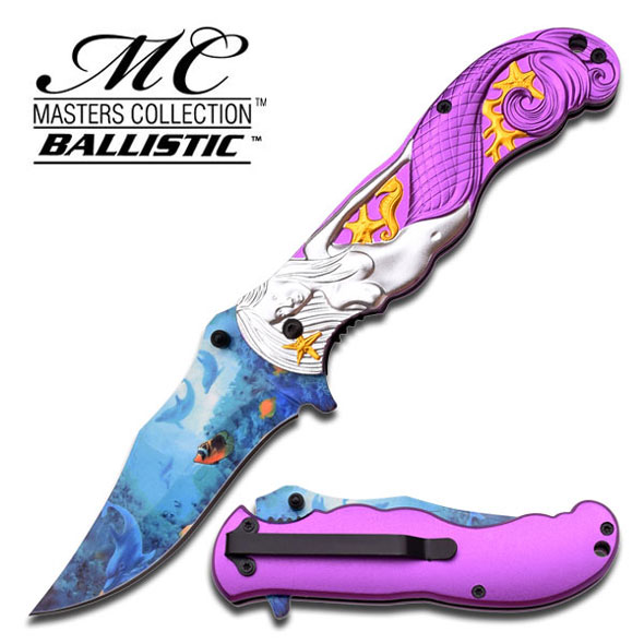 MASTER COLLECTION MC-A013PE 5'' CLOSED MERMAID FOLDER