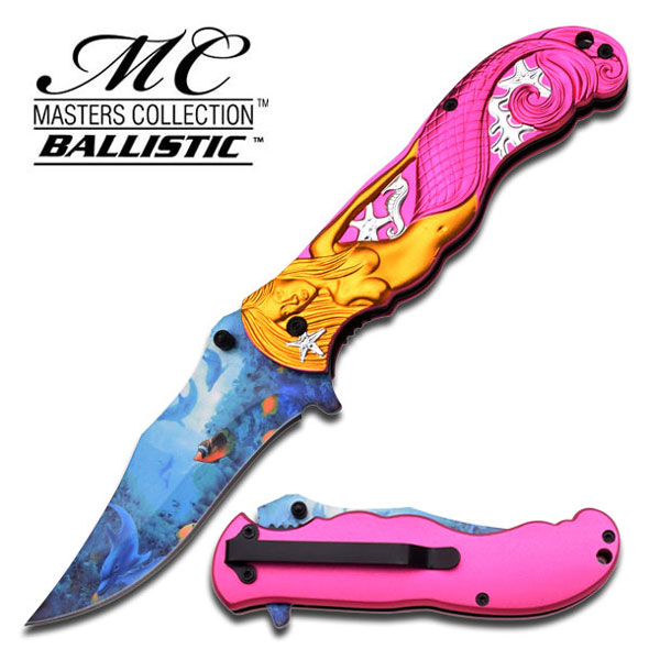 MASTER COLLECTION MC-A013PK 5'' CLOSED MERMAID FOLDER