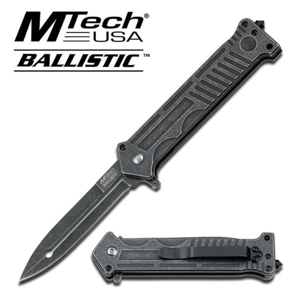 M Tech Ballistic Heavy Duty Spring Assist KNIFE 4.75'' Closed