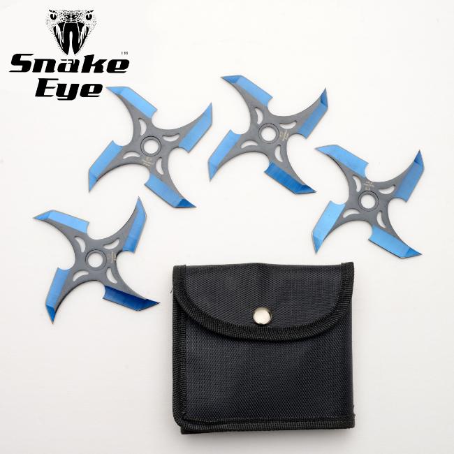 SnAkE EyE TActicAl 4-Pcs Throwing STAR SEt SE-0705-5SET