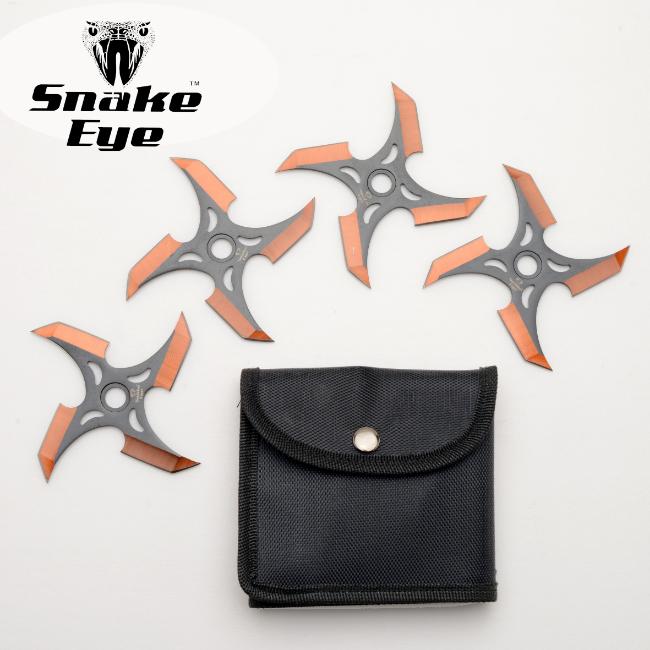 SnAkE EyE TActicAl 4-Pcs Throwing STAR SEt SE-0705-7SET