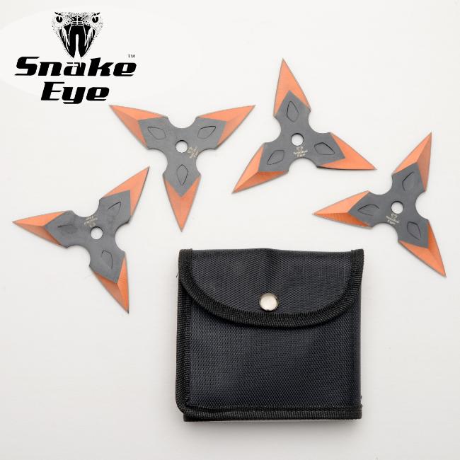 SnAkE EyE TActicAl 4-Pcs Throwing STAR SEt SE-0704-7SET