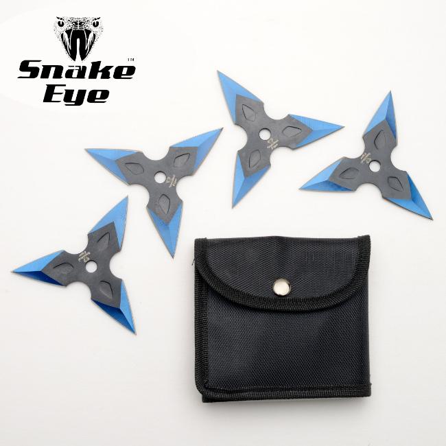 SnAkE EyE TActicAl 4-Pcs Throwing STAR SEt SE-0704-5SET