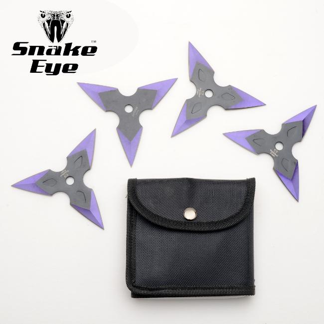 SnAkE EyE TActicAl 4-Pcs Throwing STAR SEt SE-0704-6SET