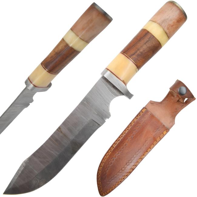 Old Ram Handmade Real DamasCus Hunting Knife DM-OR-2129