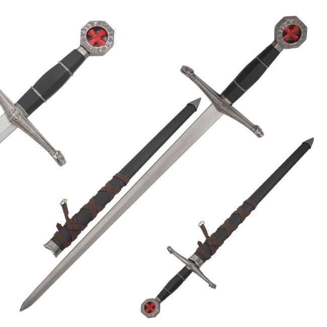 Medieval Warrior Middle Ages Crusader Mini SWORD With Scabbard