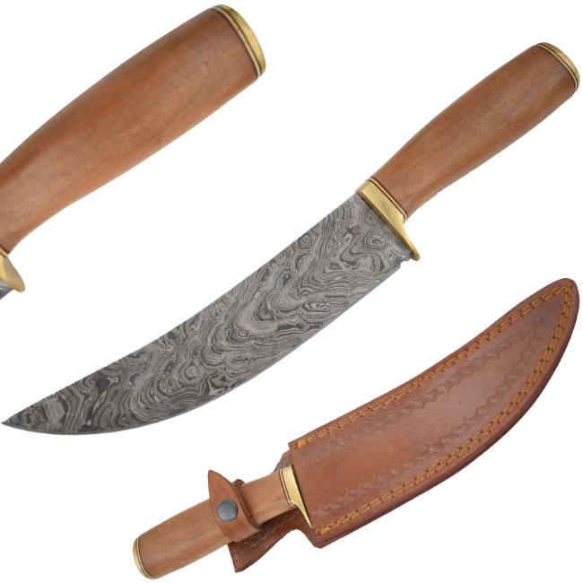Old Ram Handmade Real DamasCus Hunting Knife DM-OR-556