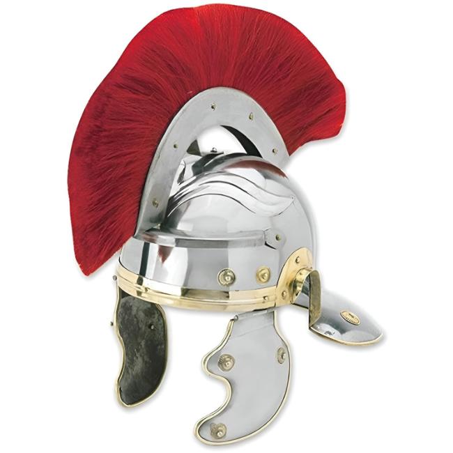 Roman Army Helmet with Crest (100% Battle Ready)
