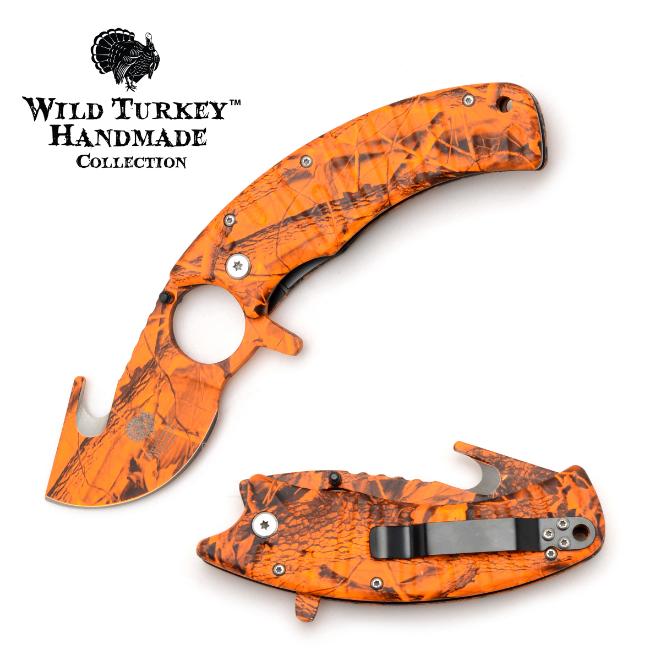 Wild Turkey HUNTER's Choice Gut Hook Assist Knife SE-856-OC