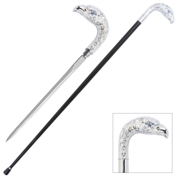 Snake eye Tactical ''American Eagle'' Walking Cane 37'' Overall