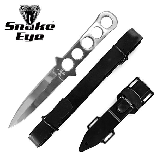 Snake Eye Tactical Heavy Duty Fix Blade Sliver BD Diving KNIFE