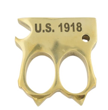 Trench Bottle Opener Solid Brass US-1918 Printed