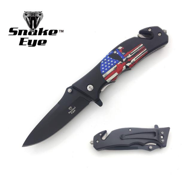 Snake Eye Tactical Rescue Style SK3 Spring Assist Knife