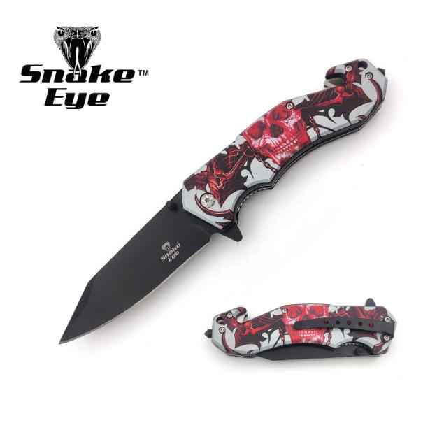 Snake Eye Tactical Rescue Style C Spring Assist Knife