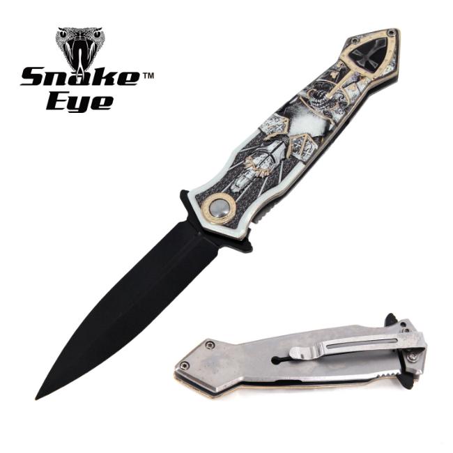 Snake Eye Tactical Spear Point Spring Assist KNIFE SE-1355
