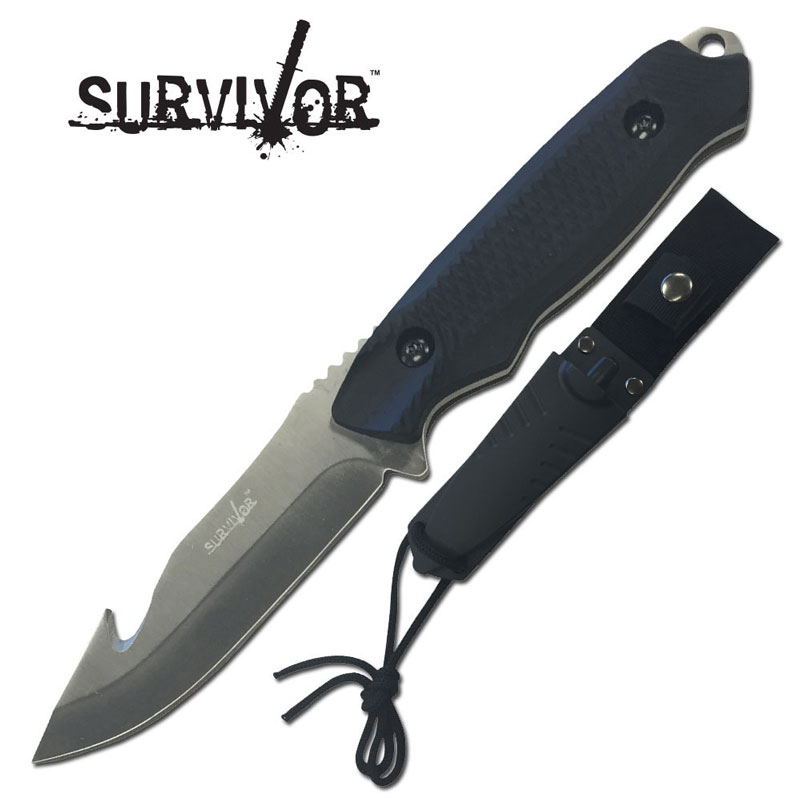 SURVIVOR HK-774BH FIXED BLADE KNIFE 8'' OVERALL