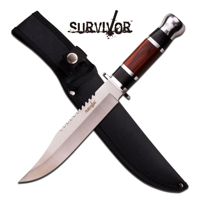 SURVIVOR HK-781L FIXED BLADE KNIFE 12'' OVERALL