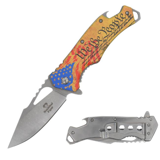 Snake Eye Tactical Rescue Style Spring Assist KNIFE SE-GB053L-P7