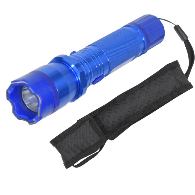 Snake Eye Tactical FLASHLIGHT Stun Gun Blue Color ST-1101BL