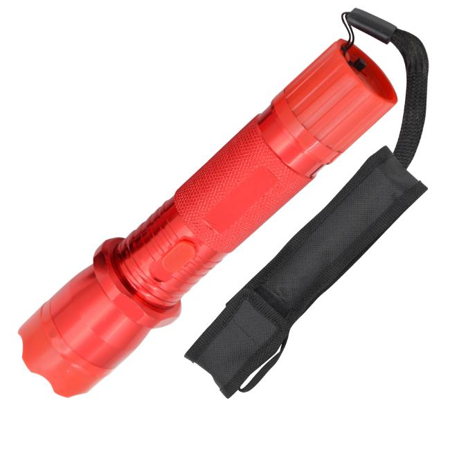 Snake Eye Tactical Flashlight Stun Gun RED Color ST-1101RD
