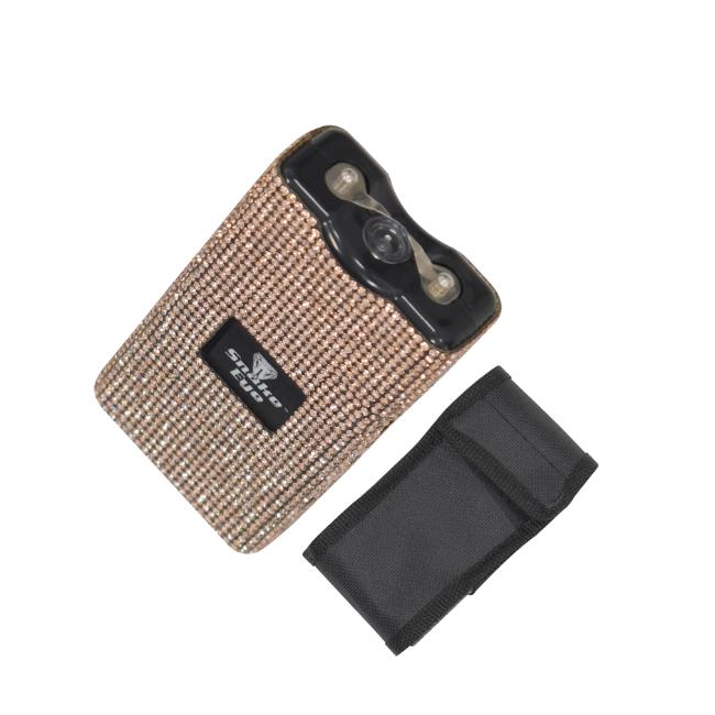 Snake Eye Tactical Tan Rhinestone Bling Stun Gun ST-100BBR
