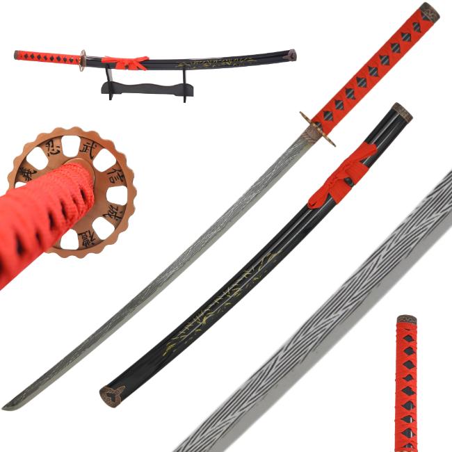 Snake Eye TaCtiCal Single SaMurai Katana Sword SW-8003RD