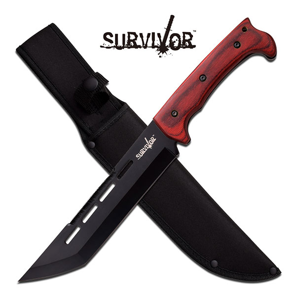 SURVIVOR HK-776WD FIXED BLADE KNIFE 14'' OVERALL