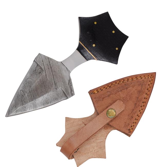 Old Ram Handmade Real Damascus Push DAGGER DM-552
