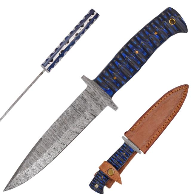 Old Ram Handmade DamasCus Blade Hunting Knife DM-OR-544