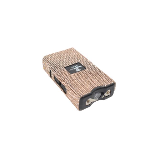 Snake Eye Tactical Tan Rhinestone Bling Stun Gun ST-100BBR