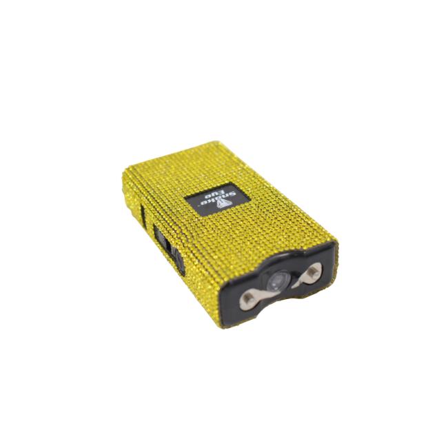 Snake Eye Tactical Yellow Rhinestone Bling Stun Gun ST-100BYE